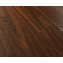 Casa de 12,3 mm E0 de alto brilho Hickory Water Resistant Piso laminado